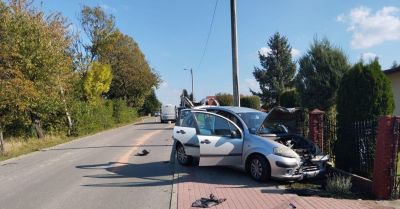 53-latka trafiła do szpitala po zderzeniu w Husowie